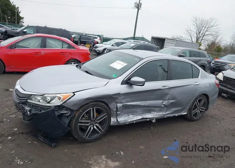 2017 Honda Accord Sport Se из США, поврежденный, VIN 1HGCR2F10HA284610